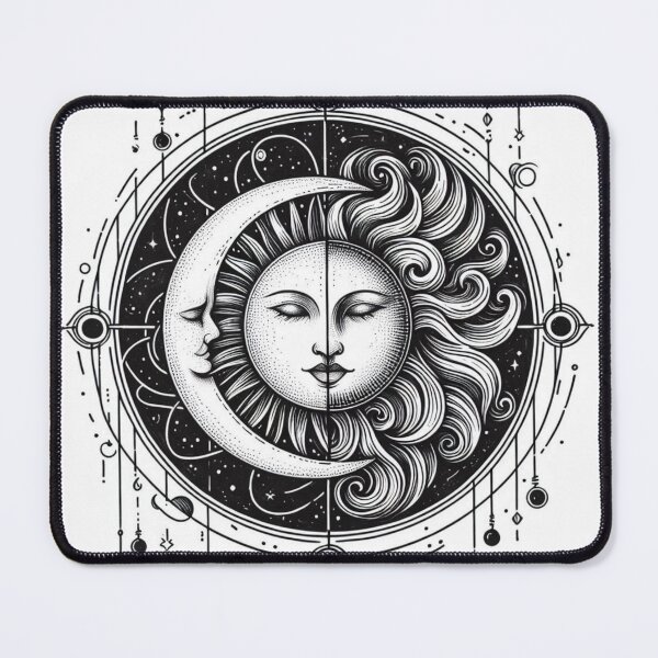 Item preview, The sun and moon are symbols of rebirth, dreams, and creativity in many cultures and religions.  designed and sold by ArtwithBow.