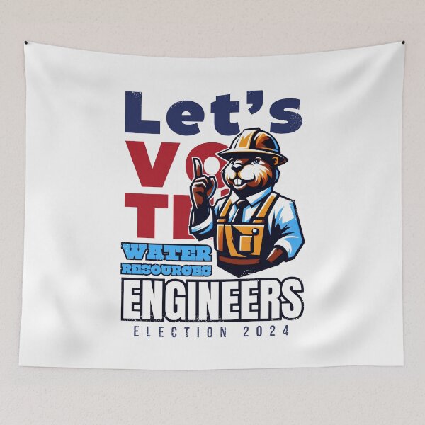 Item preview, A Beaver's Plea: Vote for a Sustainable Tomorrow designed and sold by SplashTastic.
