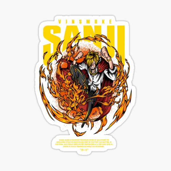 Item preview, Vinsmoke Sanji designed and sold by StickerDonArt.