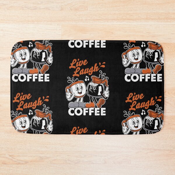 Item preview, Live Laugh Love Coffee - Flipping The Bird - Cursing Vintage Cartoon designed and sold by Nemons.