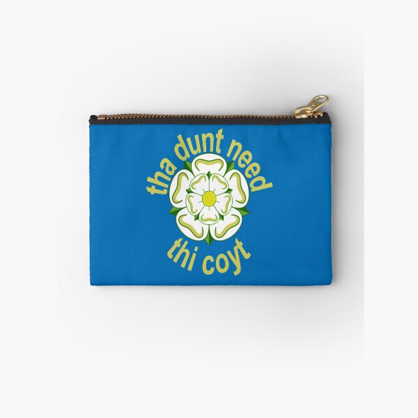Item preview, Tha Dunt Need Thi Coyt Yorkshire Saying Green-Yellow Text designed and sold by taiche.