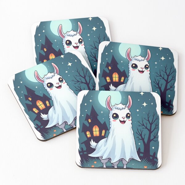Item preview, Ghostly llama designed and sold by kjp-design.