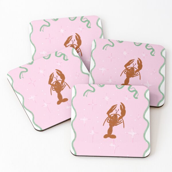 Item preview, Pink Lobster Bow Frame designed and sold by bowsbotanicals.