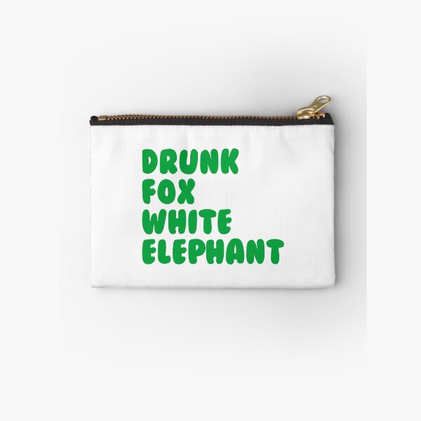Item preview, Drunk Fox White Elephant designed and sold by FunnehGacha.