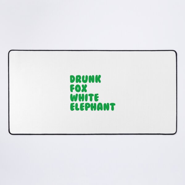 Item preview, Drunk Fox White Elephant designed and sold by FunnehGacha.