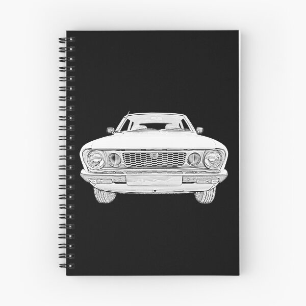 Item preview, Datsun 120Y / B211 classic car monochrome designed and sold by soitwouldseem.