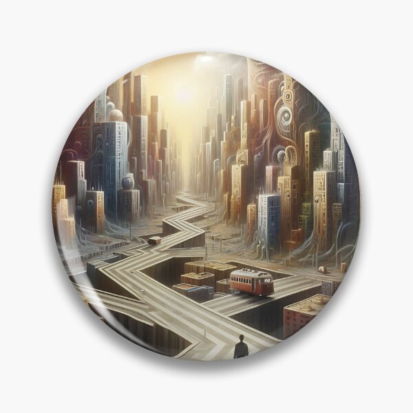 Item preview, A surrealist cityscape designed and sold by Michaelragheb.