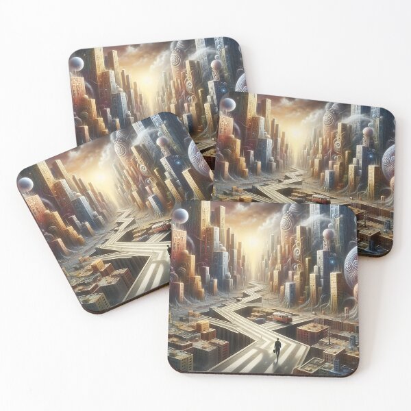 Item preview, A surrealist cityscape designed and sold by Michaelragheb.