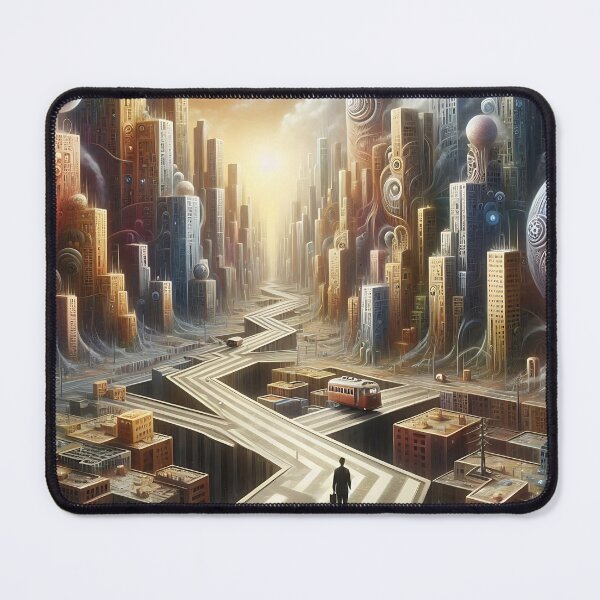 Item preview, A surrealist cityscape designed and sold by Michaelragheb.