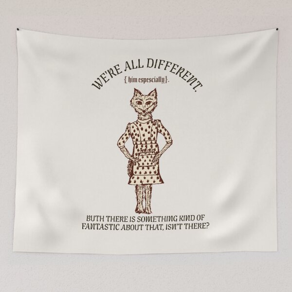 Item preview, fantastic mrs. fox we're all differnt designed and sold by elliekurt.