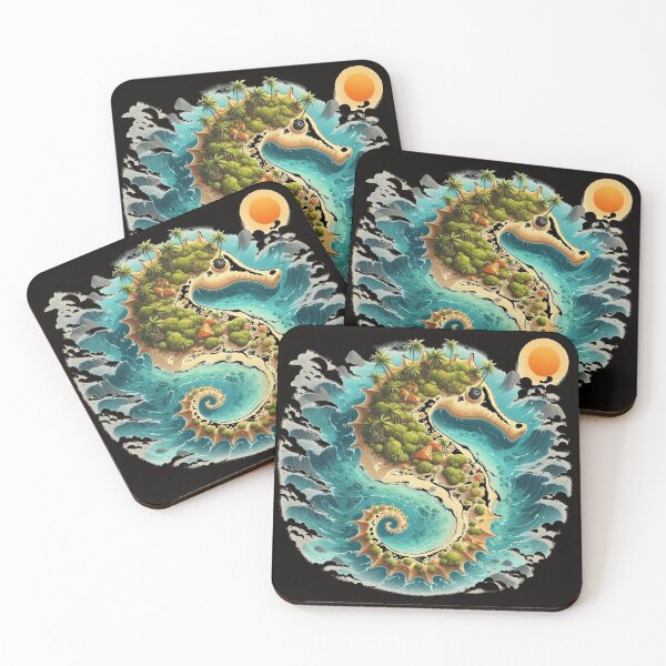 Item preview, Paradise Seahorse Islet designed and sold by FoxinhoSoumaila.