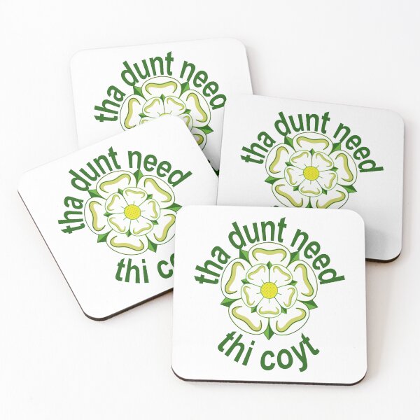 Item preview, Tha Dunt Need Thi Coyt Yorkshire Saying Green Text designed and sold by taiche.