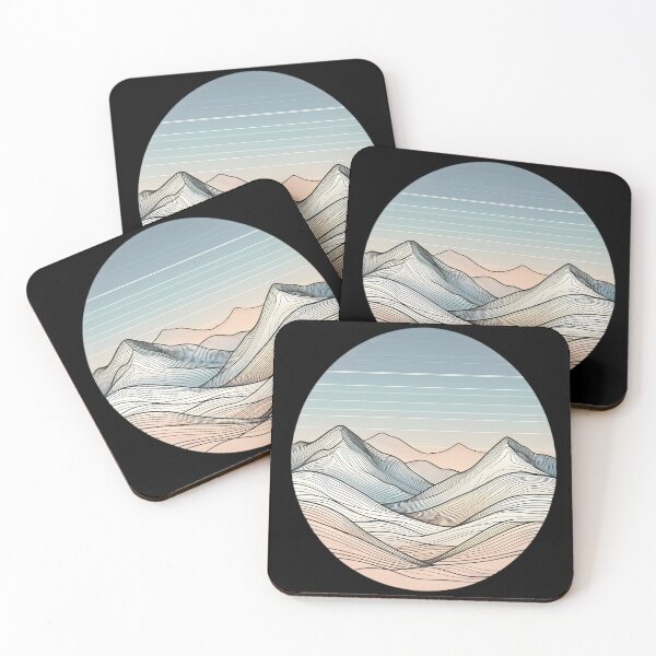 Item preview,  Minimalist Mountain Line Art Landscape designed and sold by IllumeInk.