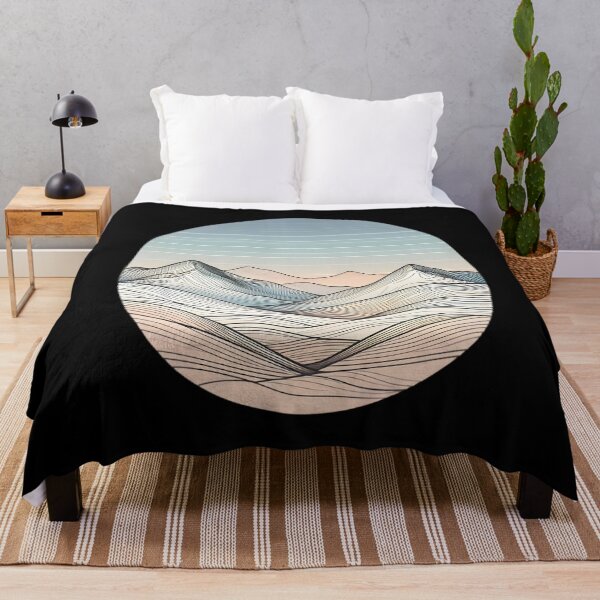 Item preview, Minimalist Mountain Line Art Landscape designed and sold by IllumeInk.