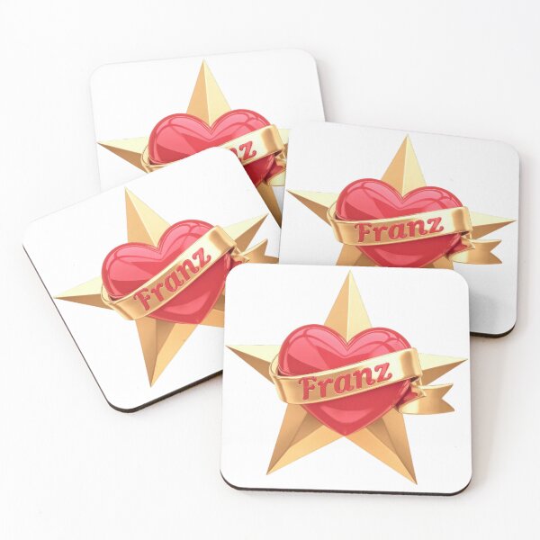 Item preview, Red Heart with Franz Banner on Gold Star designed and sold by wolfgangrainer.