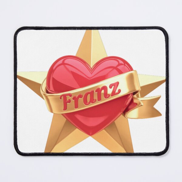 Item preview, Red Heart with Franz Banner on Gold Star designed and sold by wolfgangrainer.