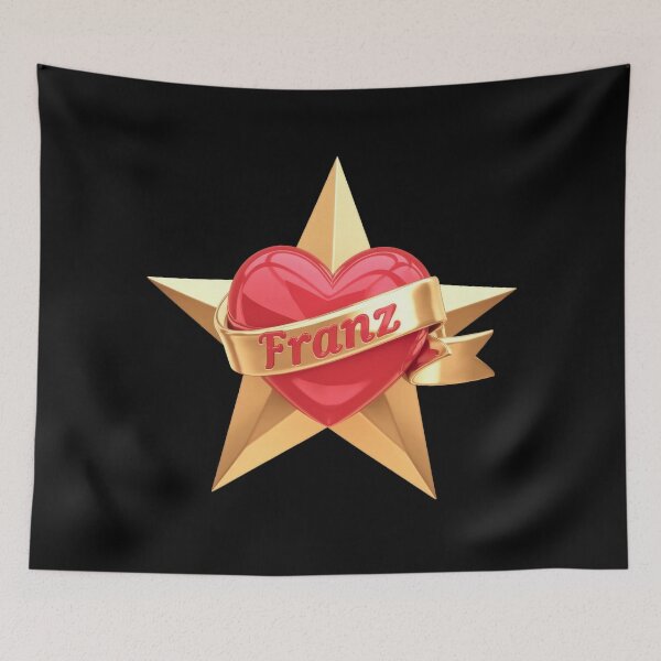 Item preview, Red Heart with Franz Banner on Gold Star designed and sold by wolfgangrainer.