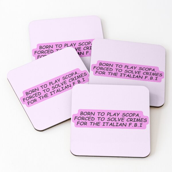 Item preview, Born to play Scopa (Nancy Drew: The Phantom of Venice) (hot pink + comic sans) designed and sold by Dizzydreamerr.