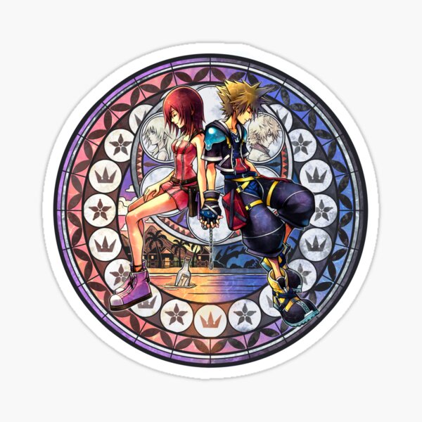 Artikel-Vorschau von Sora and Kairi Stained Glass KH2, designt und verkauft von Lali-Holley.