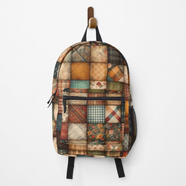 Item preview, Fall Colored Patchwork Quilt Pattern designed and sold by PinUpPizzazz.