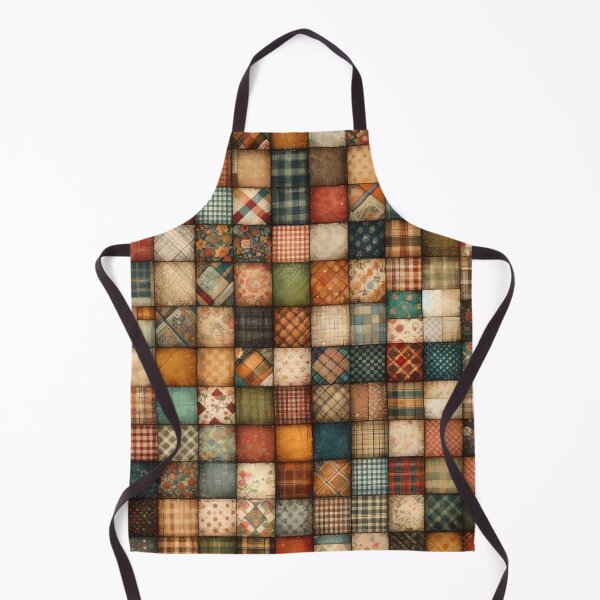 Item preview, Fall Colored Patchwork Quilt Pattern designed and sold by PinUpPizzazz.
