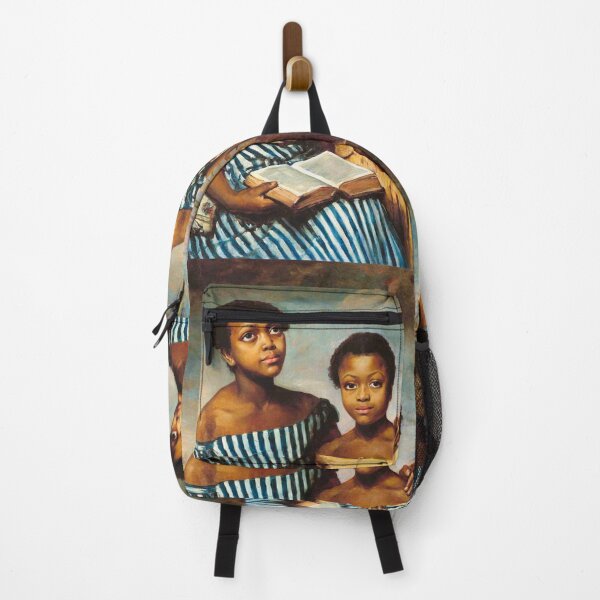 Item preview, Two Children with a Book (1831) | African American portrait still life masterpiece painting | by Emma Jones Soyer designed and sold by Jéanpaul Ferro.