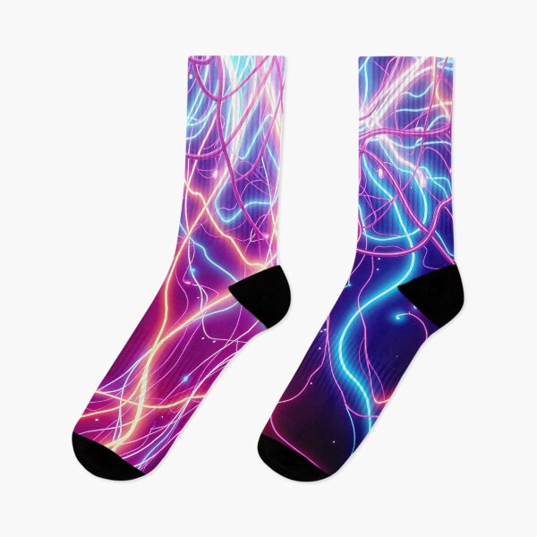 Item preview, Abstract Psychedelic Neon Wires Pattern Design designed and sold by TheArtOfPat.
