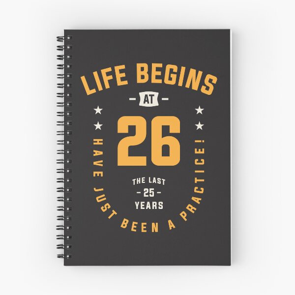 Item preview, Life Begins at 26 - 26th Birthday designed and sold by cidolopez.