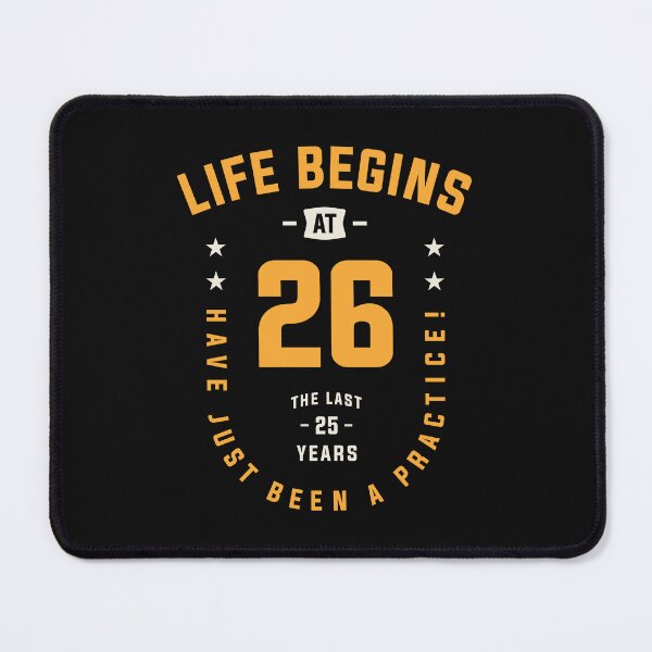 Item preview, Life Begins at 26 - 26th Birthday designed and sold by cidolopez.