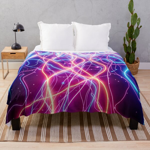 Item preview, Abstract Psychedelic Neon Wires Pattern Design designed and sold by TheArtOfPat.