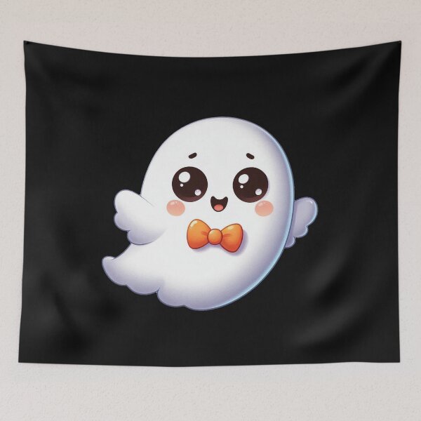 Item preview, Kawaii Halloween Ghost designed and sold by istoriadesign.
