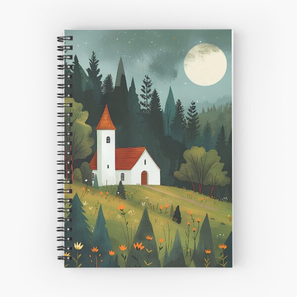 Item preview, a  house nestled in a forest  designed and sold by IreneRuya.