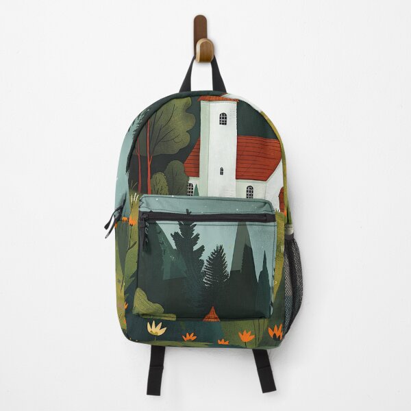 Item preview, a house nestled in a forest designed and sold by IreneRuya.