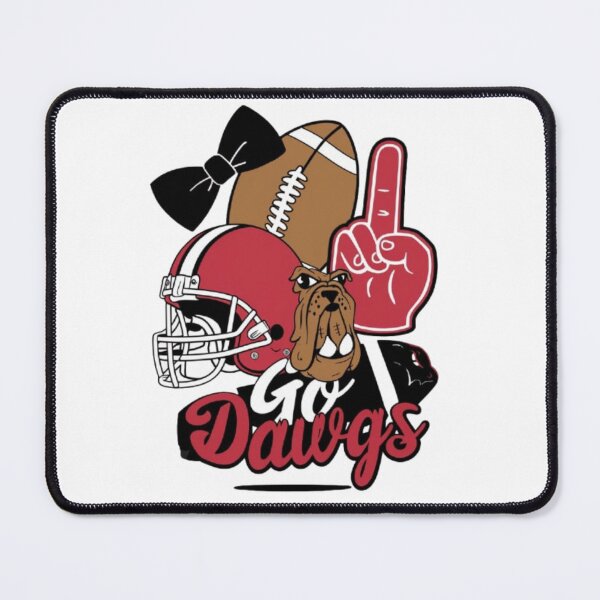 Item preview, Go Dawgs Football Game Day Coquette Bulldogs Bow designed and sold by SztylishDesigns.