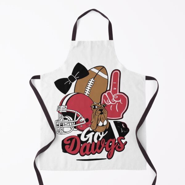 Item preview, Go Dawgs Football Game Day Coquette Bulldogs Bow designed and sold by SztylishDesigns.