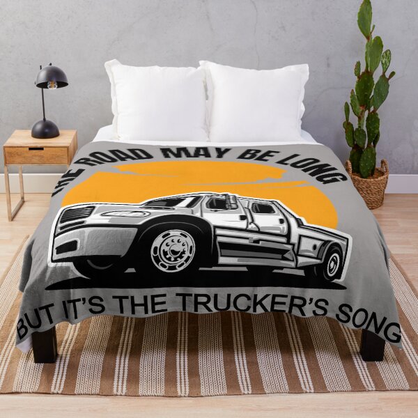 Artikelvorschau, Der Weg mag lang sein, aber es ist das Trucks-Lied, Truck Dad entworfen und verkauft von PROTONEDL.