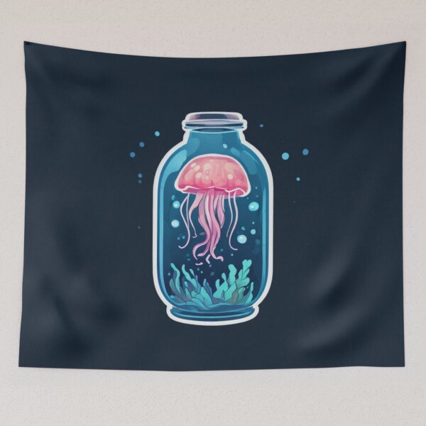 Item preview, Jellyfish Terrarium Art designed and sold by Planetporridge.
