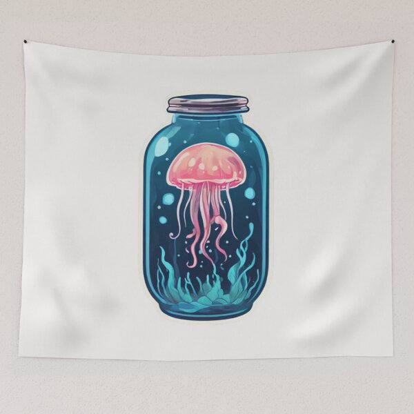 Item preview, Cute Jellyfish Terrarium  designed and sold by Planetporridge.
