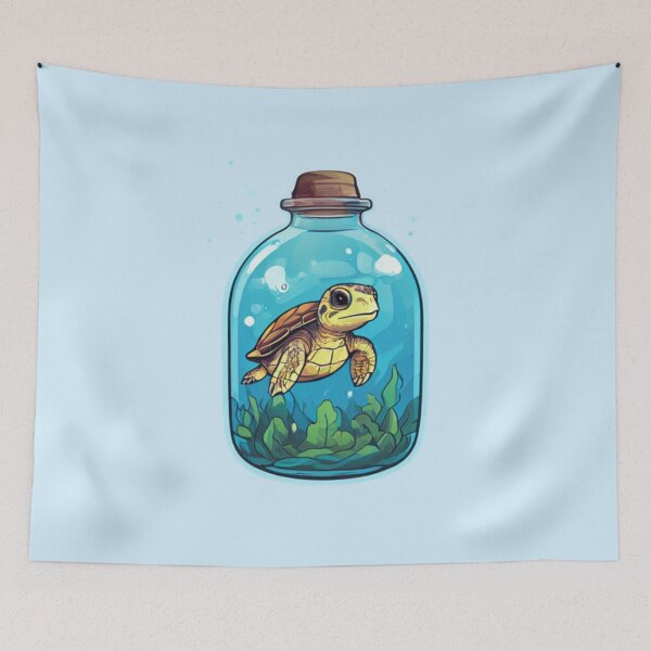 Item preview, Cool Turtle Terrarium  designed and sold by Planetporridge.