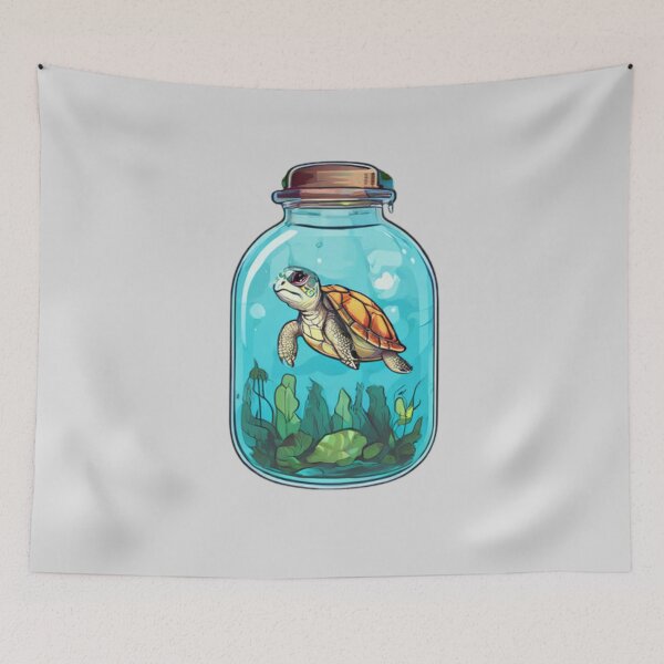 Item preview, Turtle Terrarium Artwork designed and sold by Planetporridge.