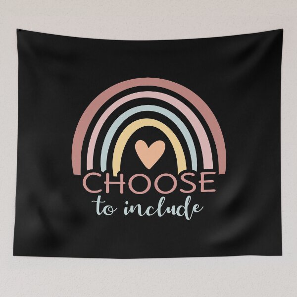 Item preview, Choose To Include I - Boho Rainbow designed and sold by Lemon Pepper.