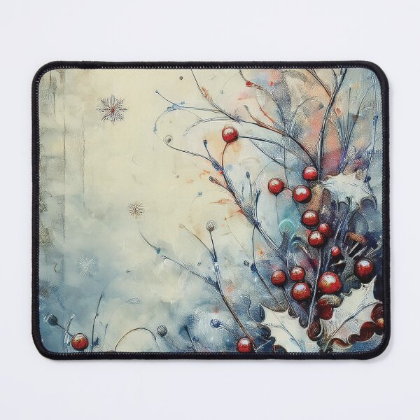 Item preview, Boho winter decor, winter wonderland 2, cool color palette, winter landscape, frozen ice, icicle, neutral colours, cool blue, blue tones, hollyberry designed and sold by navitalidesign.
