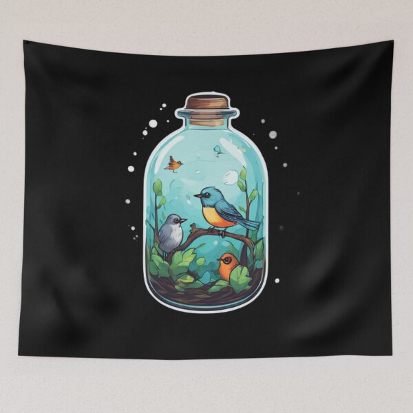 Item preview, Birds in a Terrarium  designed and sold by Planetporridge.