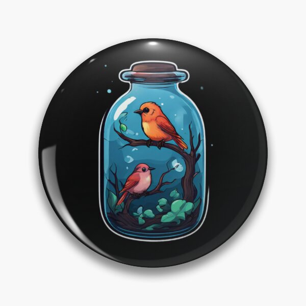 Item preview, Cute Bird Terrarium  designed and sold by Planetporridge.