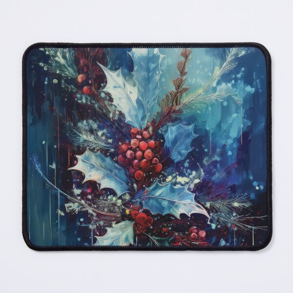 Item preview, Boho winter decor, winter wonderland 3, cool color palette, winter landscape, frozen ice, icicle, neutral colours, cool blue, blue tones, hollyberry designed and sold by navitalidesign.