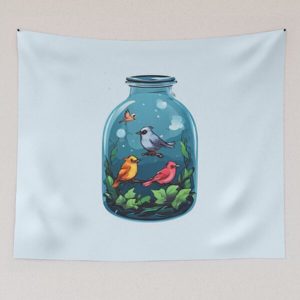 Item preview, Bird Terrarium Design designed and sold by Planetporridge.