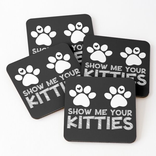 Item preview, Show me your kitties - cat humor designed and sold by EvergreenWhimsy.