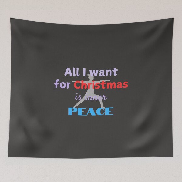 Item preview, All I want for Christmas is Inner Peace designed and sold by mamolebo.
