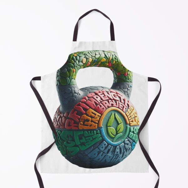 Item preview, Colorful Strength Engraved Kettlebell designed and sold by M--Y.