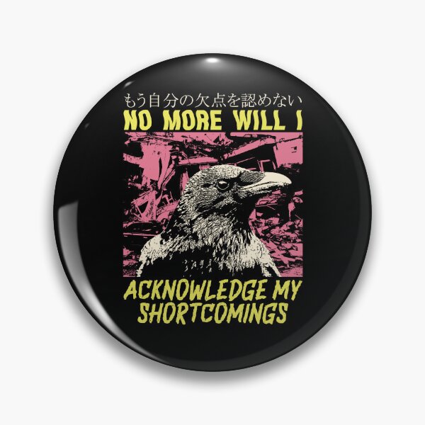 Item preview, Acknowledge My Shortcomings Crow designed and sold by VintageMedatsu.